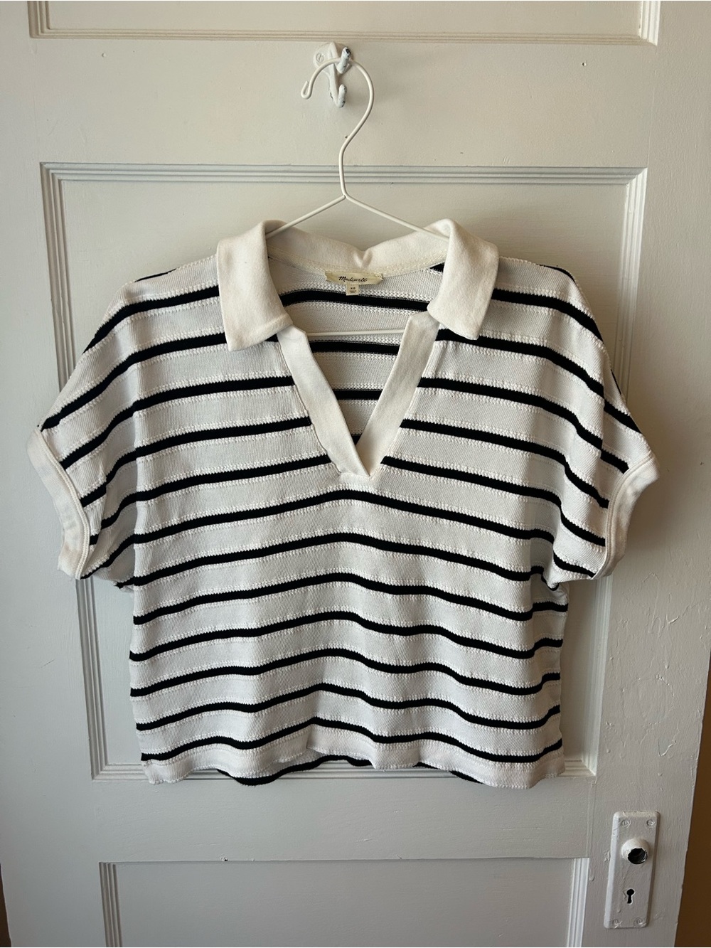 Madewell relaxed v-neck polo shirt